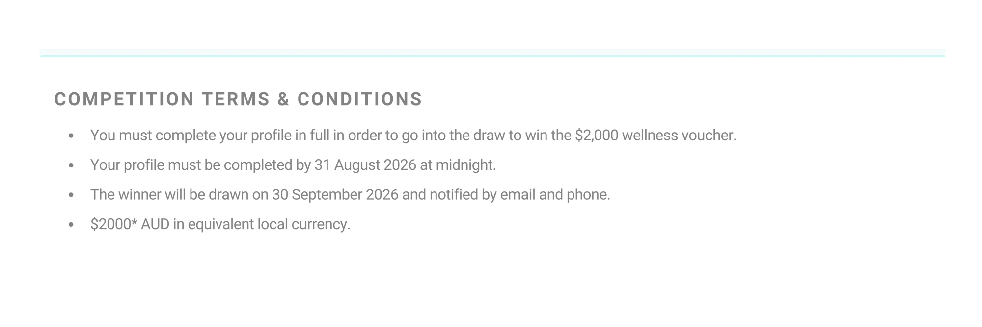 Well-r_Bckground,T&Cs,value table wprice